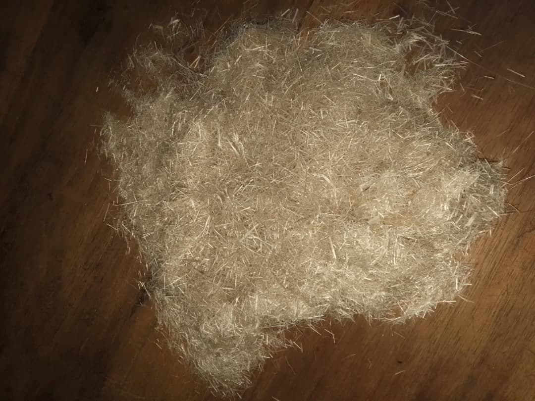 Fibers Cut into Small Pieces